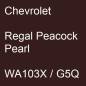 Preview: Chevrolet, Regal Peacock Pearl, WA103X / G5Q.